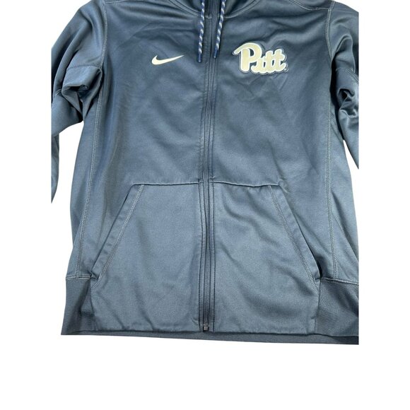 Nike Pitt Pittsburgh Panthers Therma-Fit Full Zip Hoodie Gray Sz M Football - Picture 4 of 9